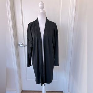 Marc New York Women’s Open Front Lightweight Cardigan Black Size Large